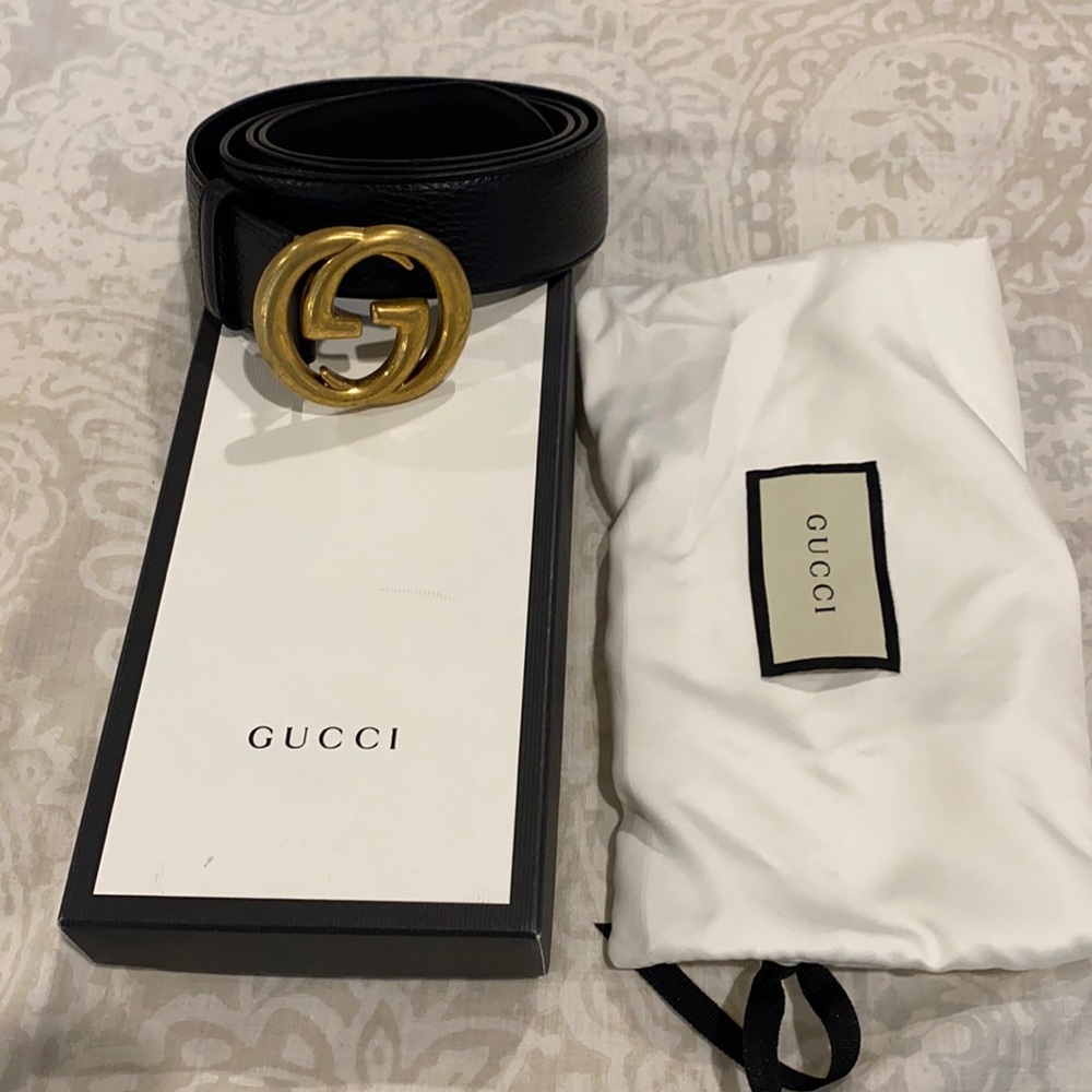 Gucci Double G Marmont Belt - Size 120